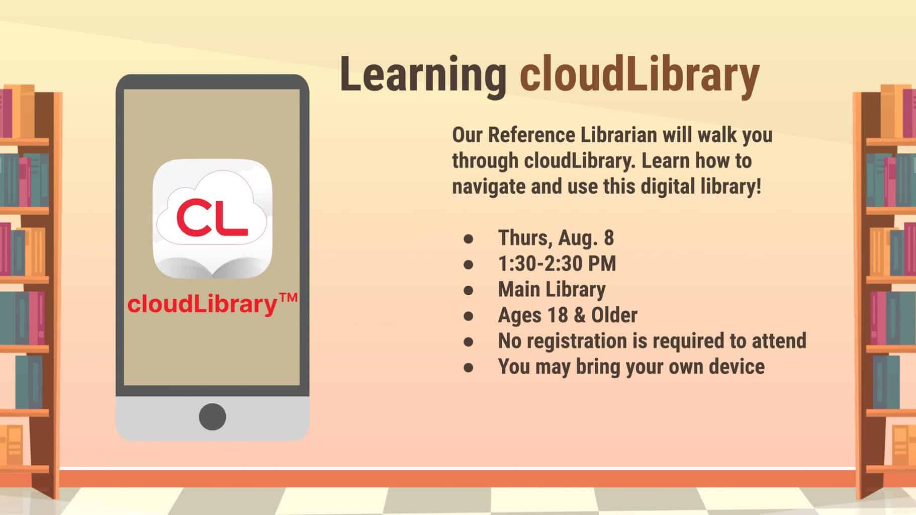 Learning cloudLibrary Aug. 2024 Iberia Parish Library