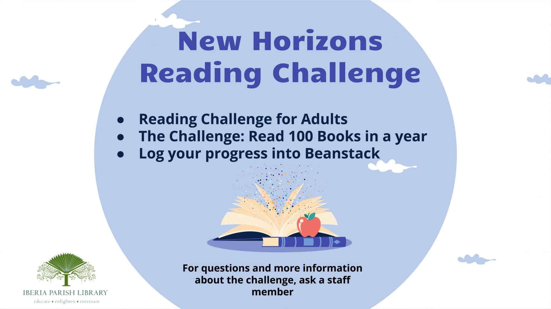 Beanstack reading challenges iberia parish library